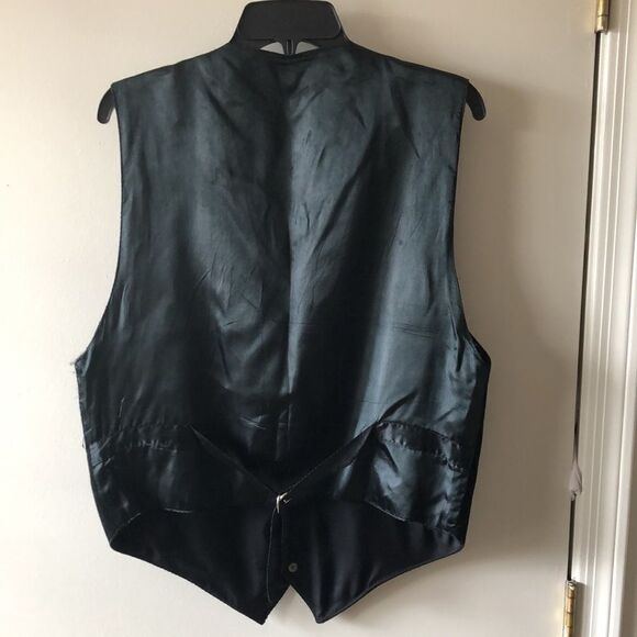 Exclusive Paragraff Clothing Co Leather Vest Size M Black GUC - Picture 3 of 4